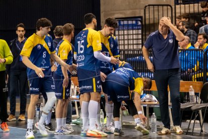 Imagen del BM Logroño La Rioja-Recoletas Atlético Valladolid.