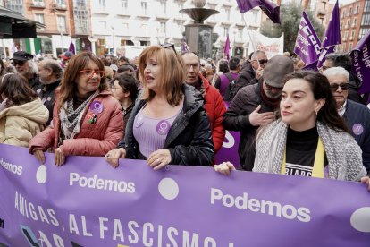 Manifestación por Día Internacional de la Mujer en Valladolid