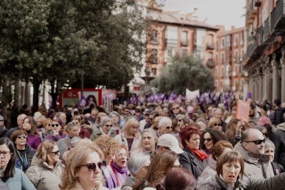 Manifestación por Día Internacional de la Mujer en Valladolid.