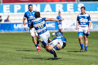Una acción del partido entre VRAC y Huesitos La Vila.