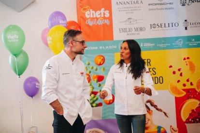 Taller de ChefsForChildren en las Bodegas de Emilio Moro.
