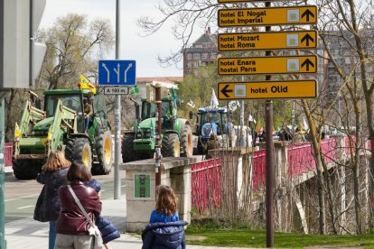 Manifestación de agricultores y ganaderos.