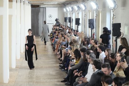 Desfile del diseñador vallisoletano Baro Lucas en la Mercedes Benz Fashion Week.