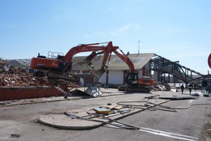 Así avanzan las obras en la nueva estación de tren.