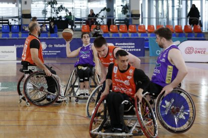 Un momento del Fundacion Aliados ante el Amiab Albacete.