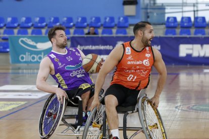Un momento del Fundacion Aliados ante el Amiab Albacete.