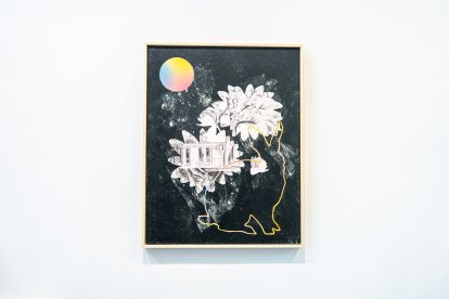 Una de las obras de la muestra.