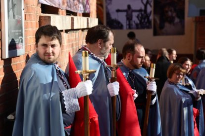 Procesión de la Exaltación de la Luz de Cristo en Valladolid.