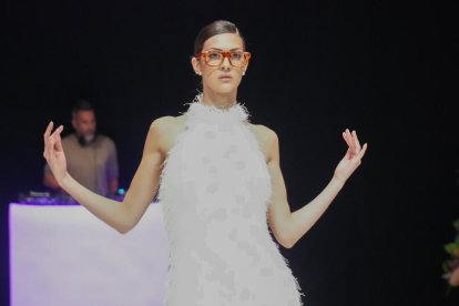 Un momento del desfile de moda en el Lava de Valladolid.