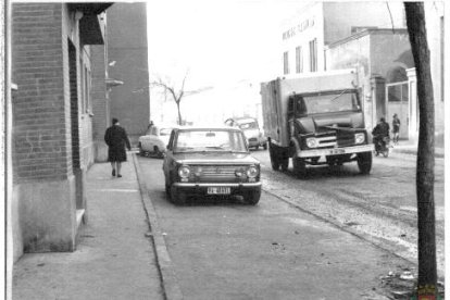 Vista del paseo de San Vicente en los años 70.