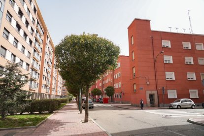 Bloques de pisos en el Paseo de San Vicente de Valladolid.