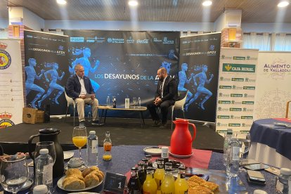 Carlos Peralta Gallego, en los Desayunos de la APDV.