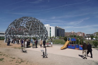 Plaza León de la Riva en la Ciudad de la Comunicación de Valladolid