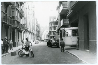 La calle López Gómez durante 1970