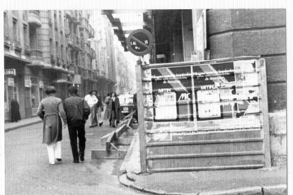 Calle López Gómez durante el siglo pasado