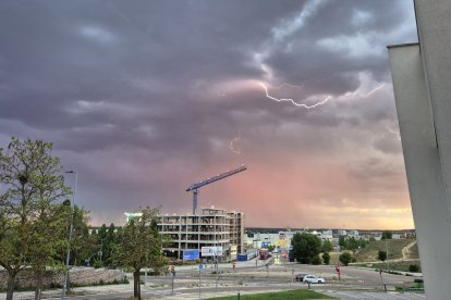 Tormenta en Valladolid