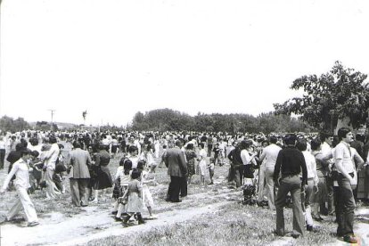 Celebración del Día de Villalar en los años 70.