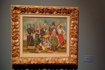 'Máscaras', óleo de 1938 de Gutiérrez Solana.