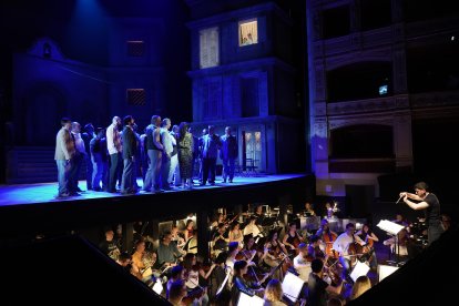 Ensayo general en el Teatro Calderón de las óperas ‘Cavalleria rusticana’ y ‘Pagliacci’