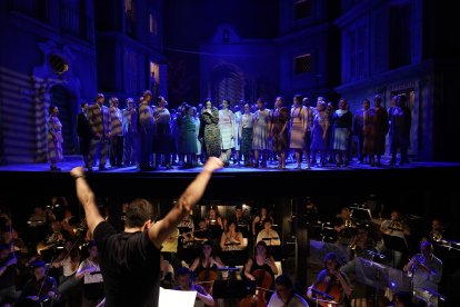 Ensayo general en el Teatro Calderón de las óperas ‘Cavalleria rusticana’ y ‘Pagliacci’