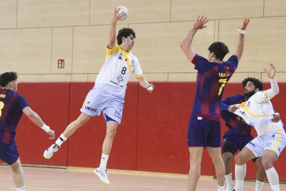 Una acción del Barça Atlétic - Recoletas.