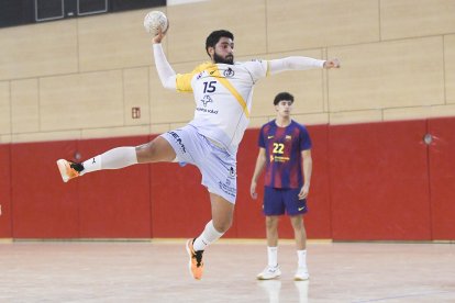 Una acción del Barça Atlétic - Recoletas.