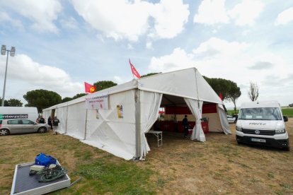La campa de Villalar espera ya la celebración del Día de Castilla y León.