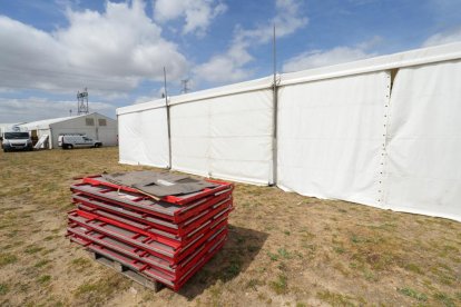 La campa de Villalar espera ya la celebración del Día de Castilla y León.