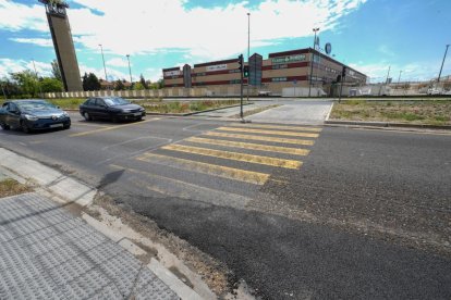 Imágenes del asfaltado por zonas de la VA-20.