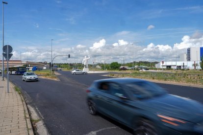 Imágenes del asfaltado por zonas de la VA-20.