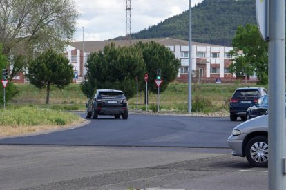 Imágenes del asfaltado por zonas de la VA-20.