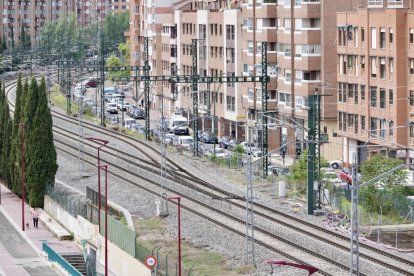Obras de la tercera vía en Valladolid