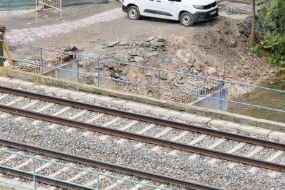 Obras de la tercera vía en Valladolid