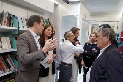El presidente de la Diputación de Valladolid, Conrado Íscar, presenta las actividades que se va a realizar con motivo del 40 aniversario de los bibliobuses