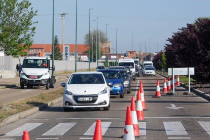 Cortes y obras en la VA-20.