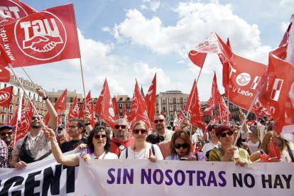Manifestación del 1 de Mayo en Valladolid.