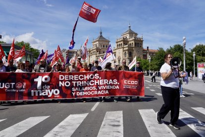 Manifestación del 1 de Mayo en Valladolid.