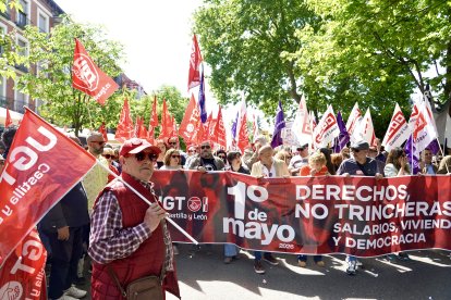 Manifestación del 1 de Mayo en Valladolid.