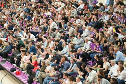 Vista de una de las gradas de Pisuerga en el último partido de la temporada.