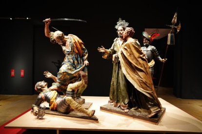 Exposición de Salzillo en el museo nacional de escultura.