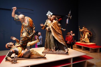 Exposición de Salzillo en el museo nacional de escultura.