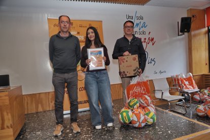 Abigail Jiménez Jiménez, alumna del Ribera de Cega en Mojado, tercer premio.