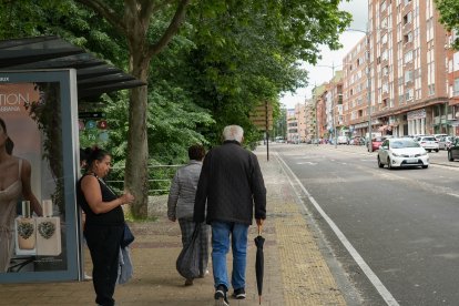 La avenida de Gijón en la actualidad.