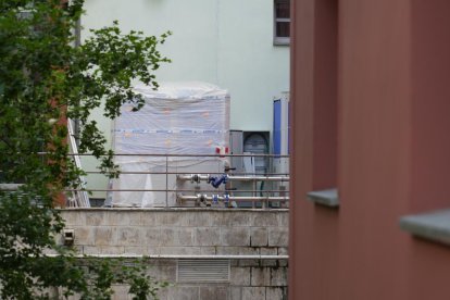 Últimos retoques en el antiguo Marqués de la Ensenada de Valladolid.