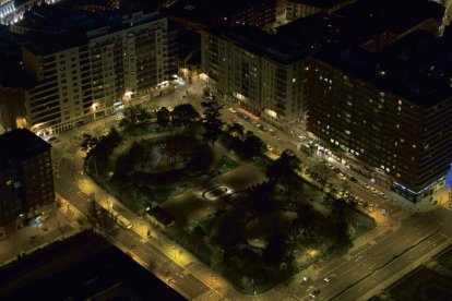 Plaza Poniente en el año 2011
