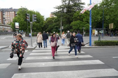 Plaza Poniente en la actualidad