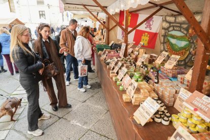 Valladolid. Mercado Castellano en la plaza de San Pablo.