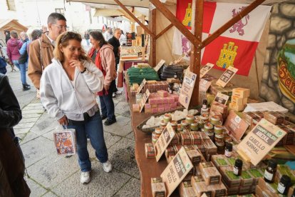 Valladolid. Mercado Castellano en la plaza de San Pablo.