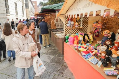 Valladolid. Mercado Castellano en la plaza de San Pablo.