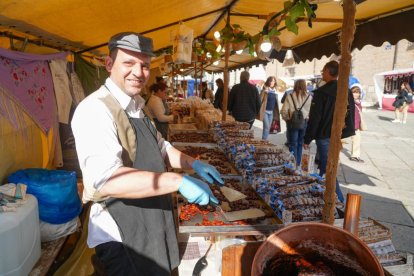 Valladolid. Mercado Castellano en la plaza de San Pablo.